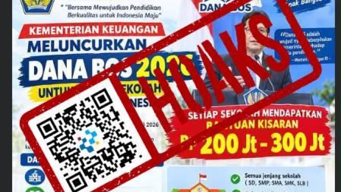 [HOAKS] Link Daftar Dana BOS 2026