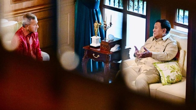Temui Presiden RI Prabowo Menlu Singapura Vivian Bahas Komitmen untuk Mengatasi Kabut Asap