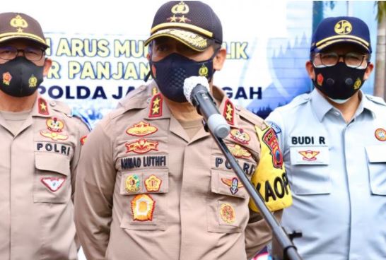 Polda Jateng Kerahkan 17 Ribu Personel Untuk Cek Suhu Dan Ra