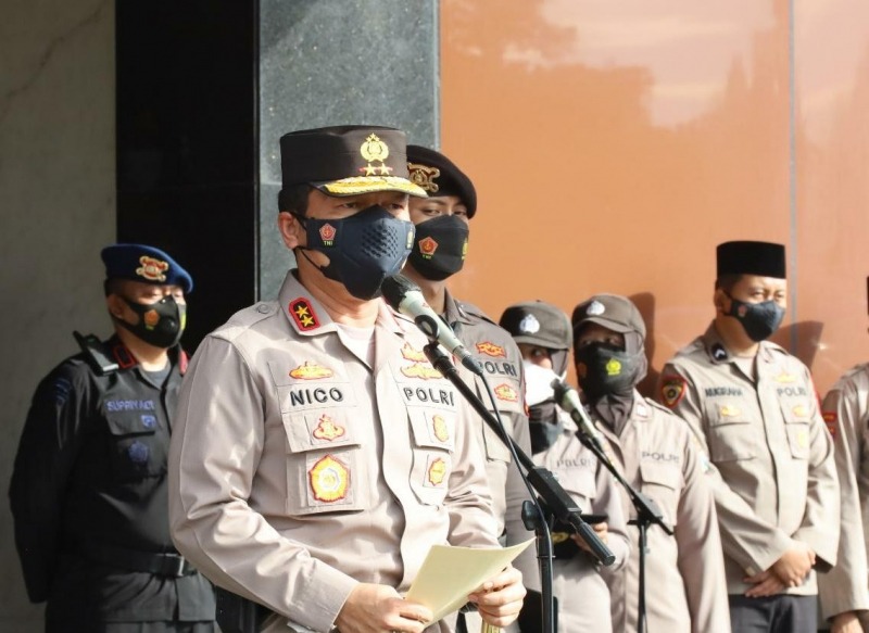 Kapolda Jatim Pimpin Apel Pelepasan 150 Personel Korps Brimob Polri BKO ...