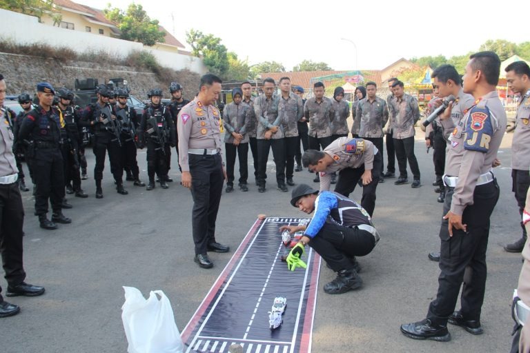 central-java-police-traffic-directorate-held-training-for-mantap-brata-operation