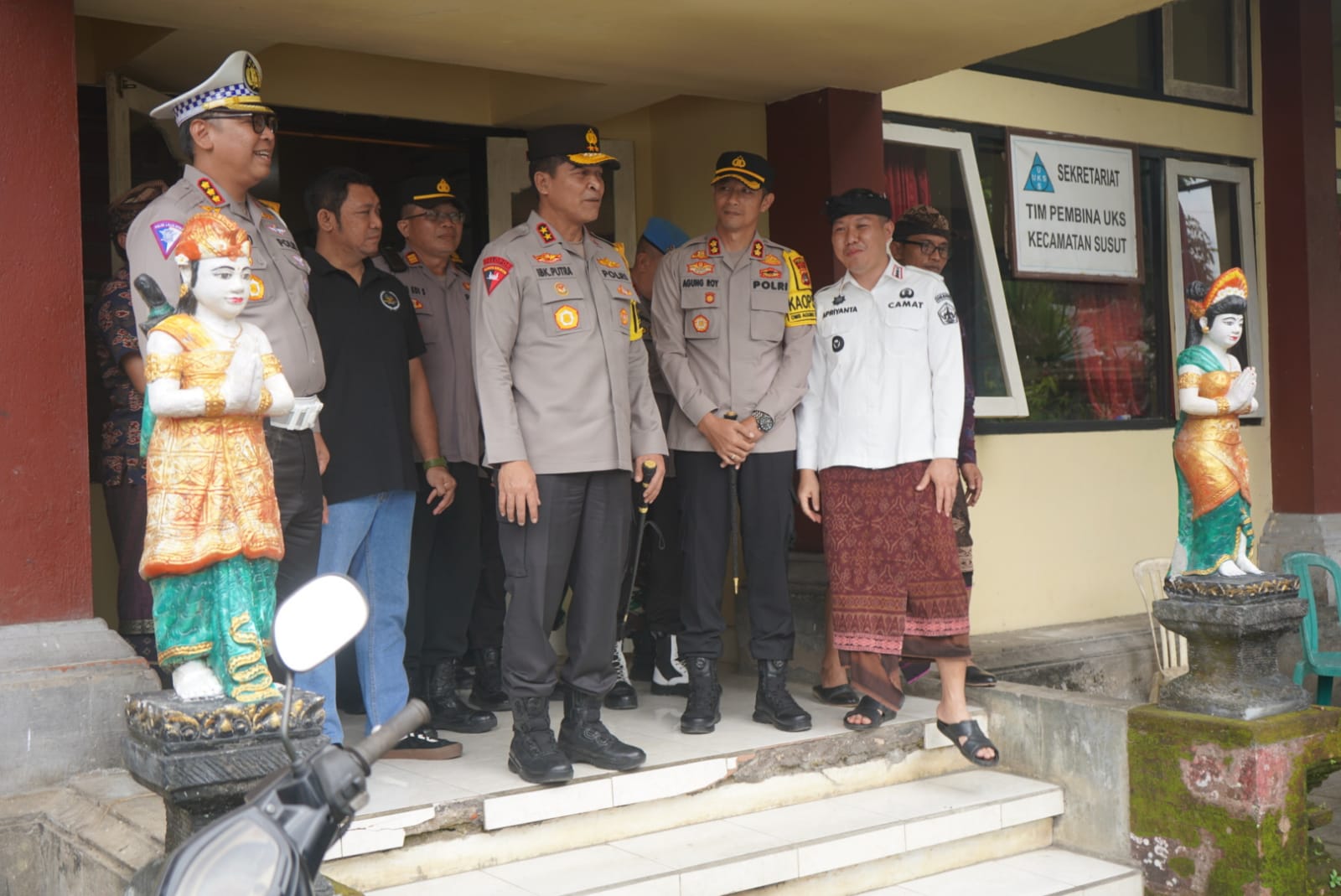 Bali Regional Police Monitors Election Security Situation in Bangli and Susut