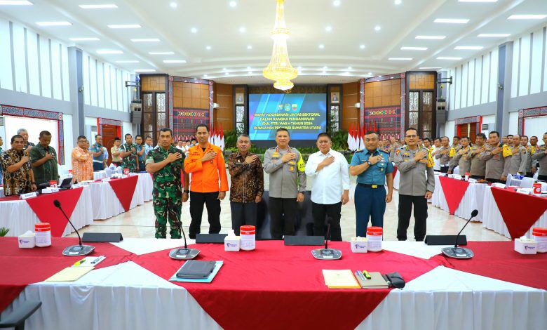 Kapolda Sumut Pimpin Rakor Lintas Sektoral Pengaman Idul Fitri