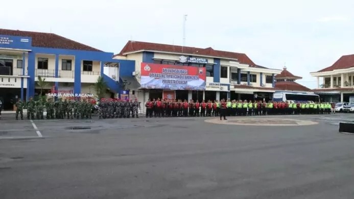 Ops Ketupat Candi 2024 Berakhir, Polresta Cilacap Gelar Apel Konsolidasi