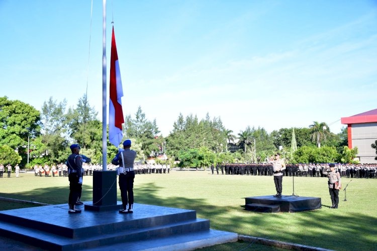 Kapolda NTT Pimpin Langsung Upacara Kesadaran Nasional Polda NTT