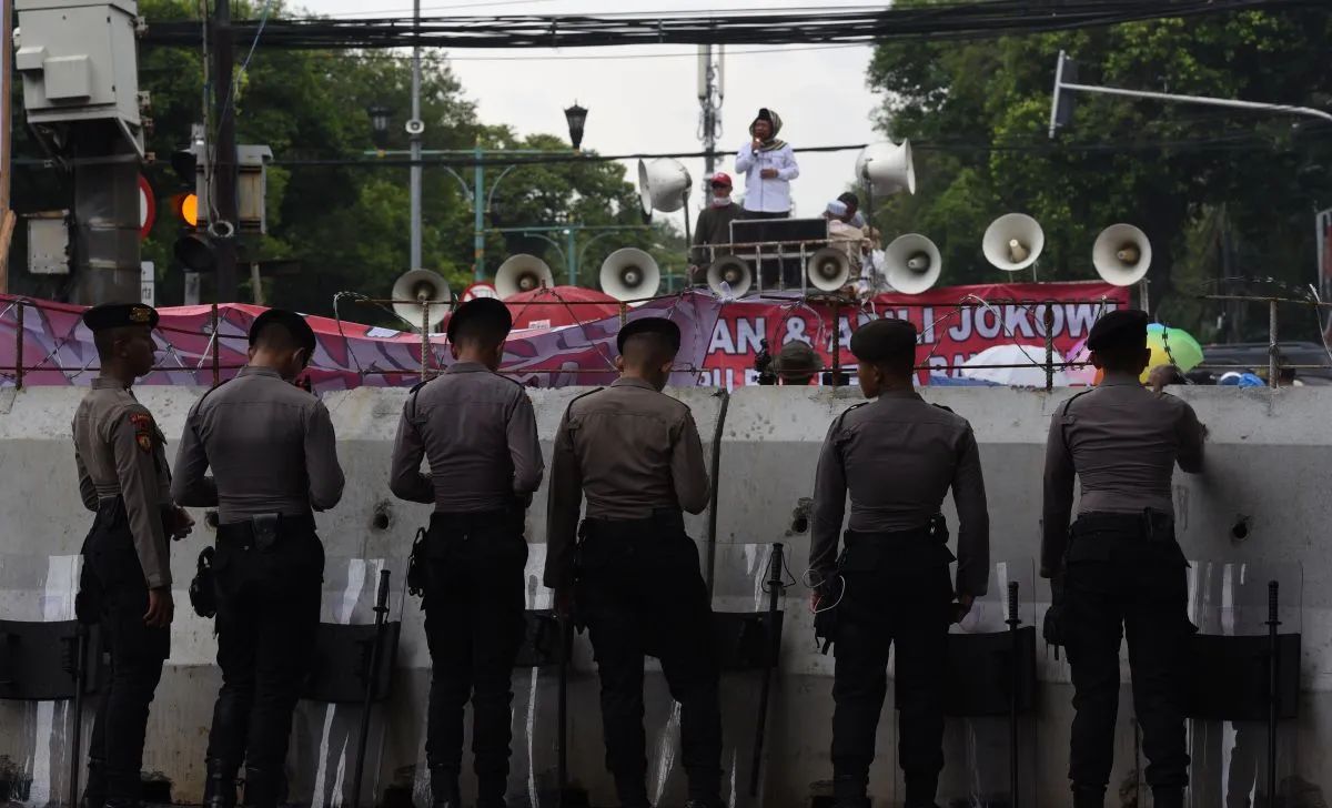 2.713 Personel Amankan Aksi Unjuk Rasa di Sekitar MK