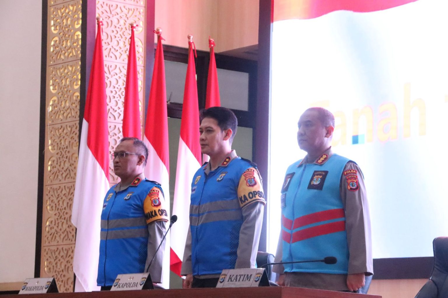 Polda Kaltara Gelar Penandatanganan Pakta Integritas Rekrutmen Penerimaan Taruna/i Akpol, Bintara, Dan Tamtama Polri Tahun 2024