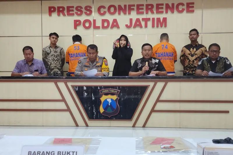 Polda Jatim Ungkap Kasus Penipuan Bermodus Penggunaan Kontrak Fiktif