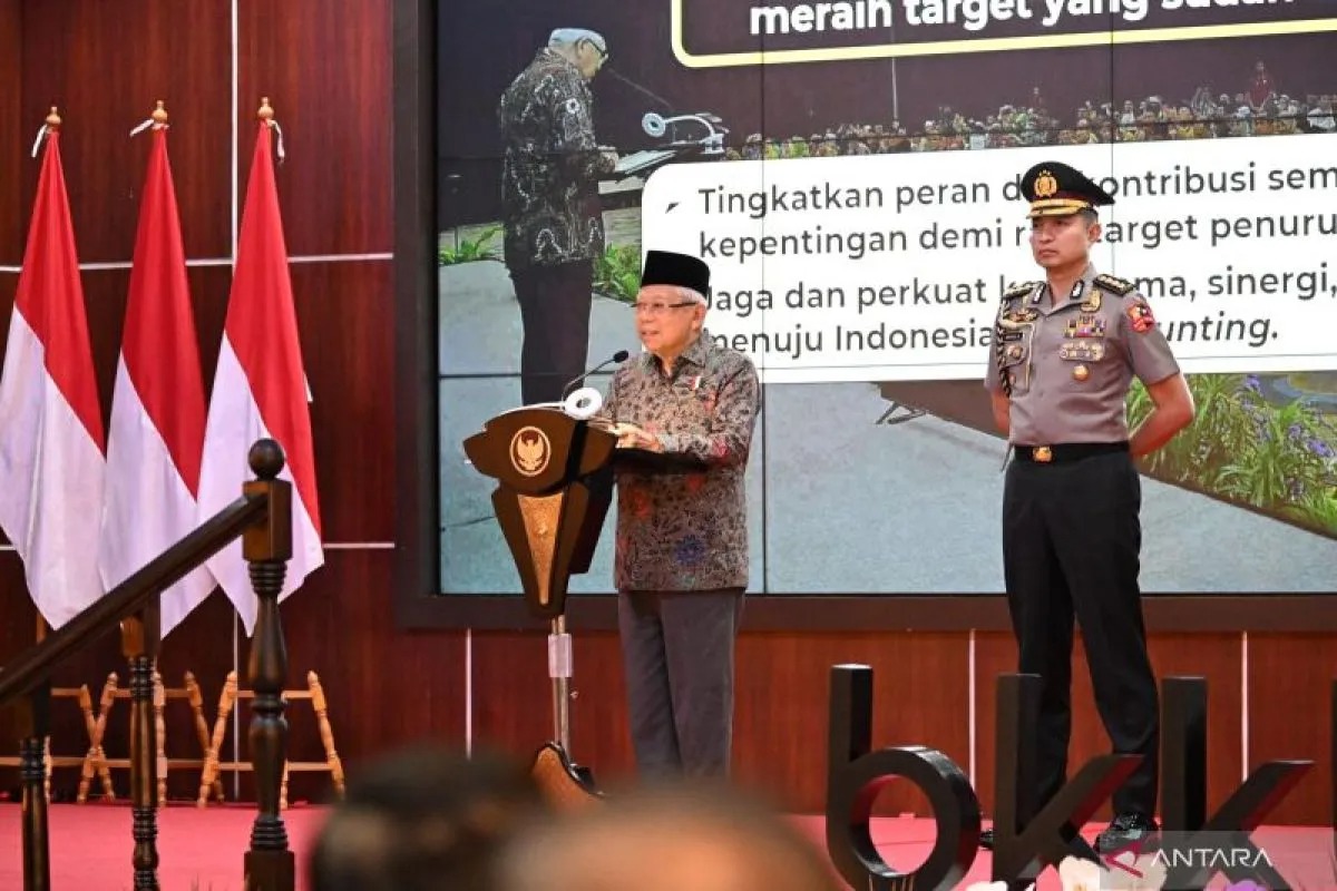 Wapres Ma'ruf Amin Minta Seluruh Pihak Identifikasi Faktor Penghambat Penurunan Kasus Stunting