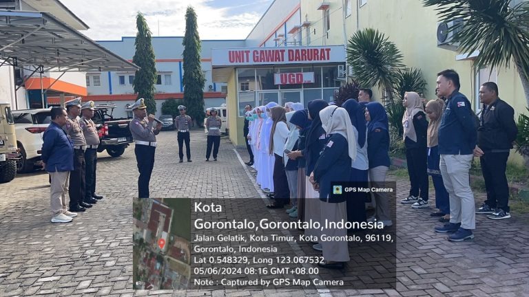 Ditlantas Polda Gorontalo Gelar Sosialisasi Larangan Pengawalan Ambulans di Rumah Sakit Multazam