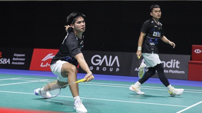 Indonesia Open 2024, Leo/Danie Menang dari Fajar/Rian