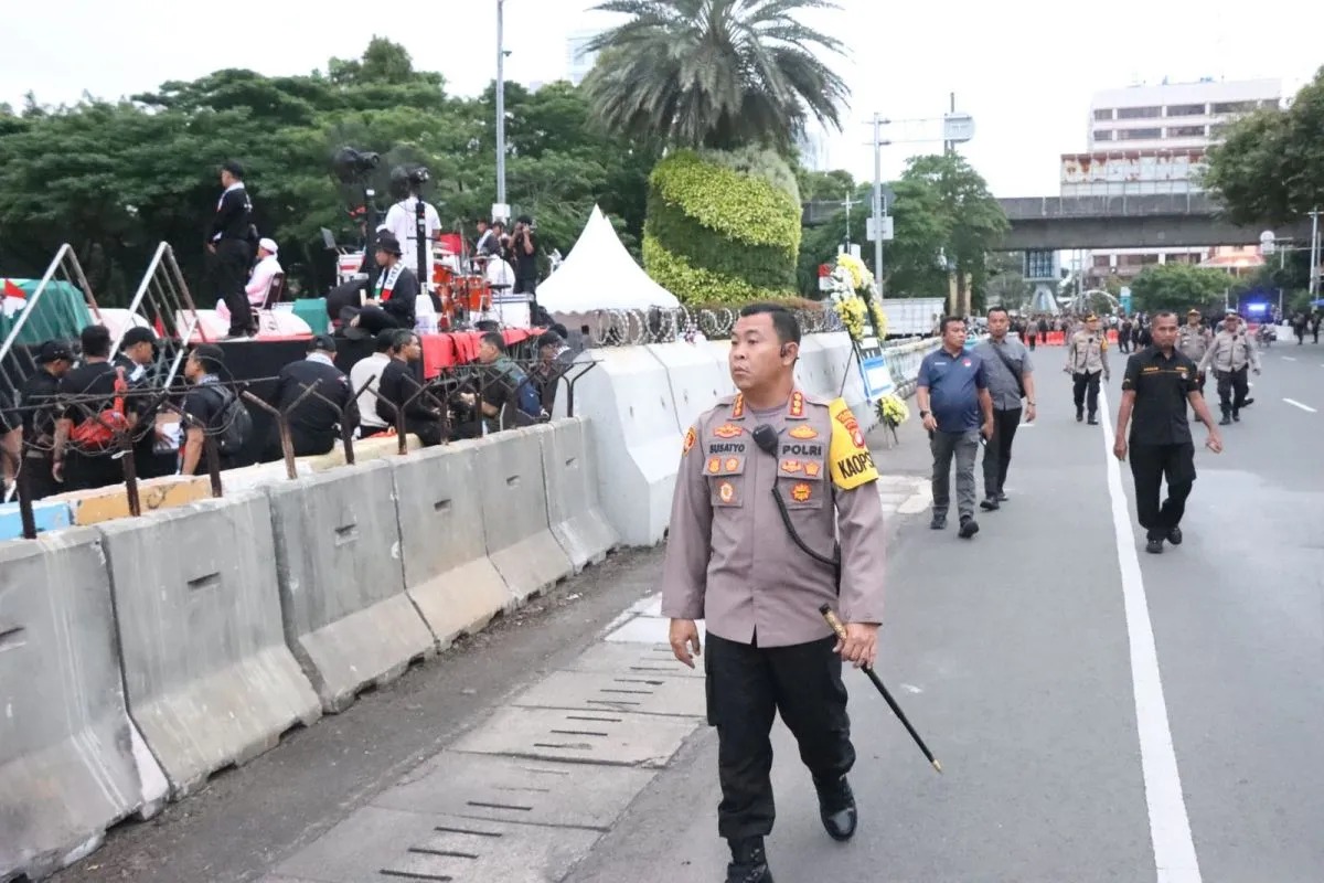 Polisi Kerahkan Sebanyak 1.600 Personil Amankan Akasi Bela Palestina