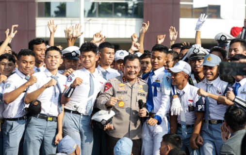 Kapolda Jateng Pimpin Apel Patroli Keamanan Sekolah