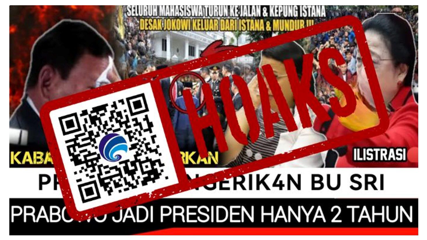 [HOAKS] Sri Mulyani Prediksi Prabowo Gagal di Tengah Jalan Menjabat Presiden