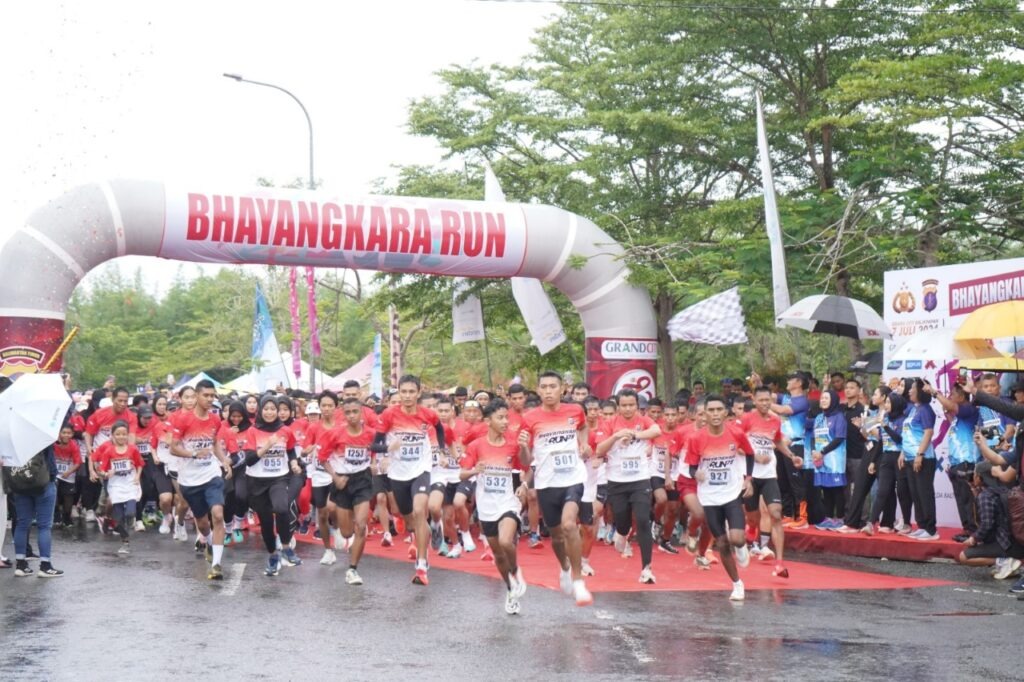 Perayaan Hari Bhayangkara Belum Berakhir, Polda Kaltim Gelar Bhayangkara Run 2024