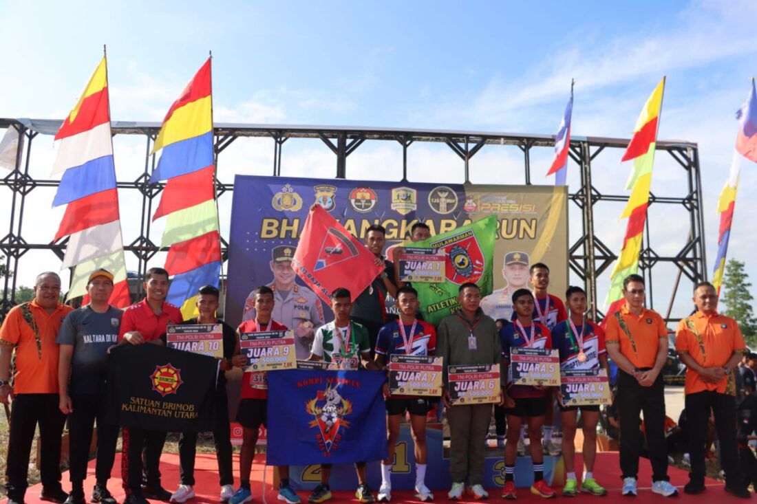 Polisi Gelar Lomba Maraton Bhayangkara Run Sejauh 7,8 Kilometer di Kaltara