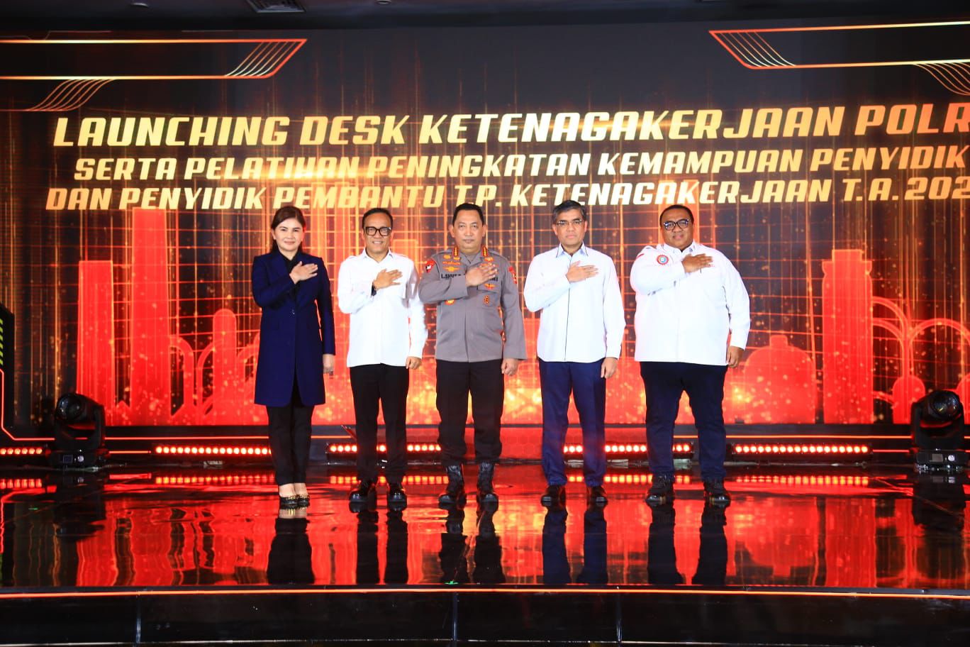 Polri Resmi Launching Desk Ketenagakerjaan untuk Selesaikan Sengketa Tenaga Kerja