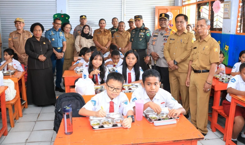 Kapolda Papua Hadiri Running Mitra Program Makanan Bergizi Gratis oleh SPGG