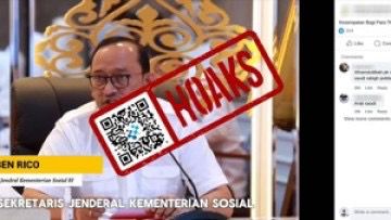 [HOAKS] Sekjen Kemensos Janjikan Tunjangan Kesehatan Sebesar Rp150 Juta