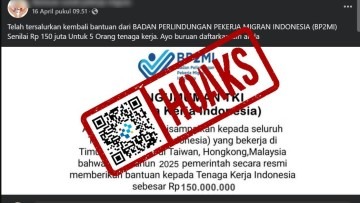 [HOAKS] Pemerintah Beri Bantuan untuk TKI