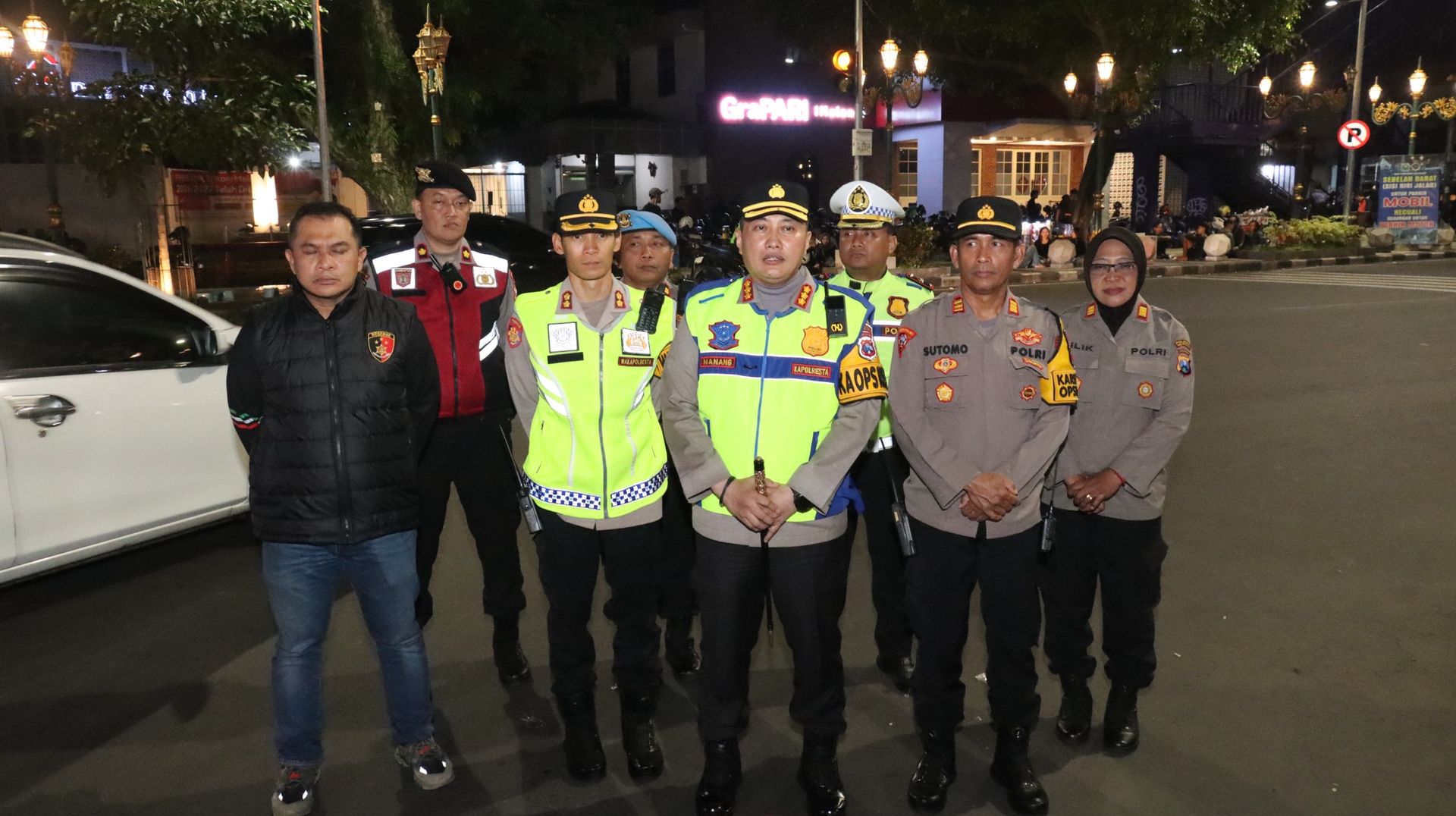 Polresta Malang Kota Dan Jajarannya Lakukan Patroli Preemtif dan Peventif Pencegahan Premanisme Di Wilayah Kota Malang