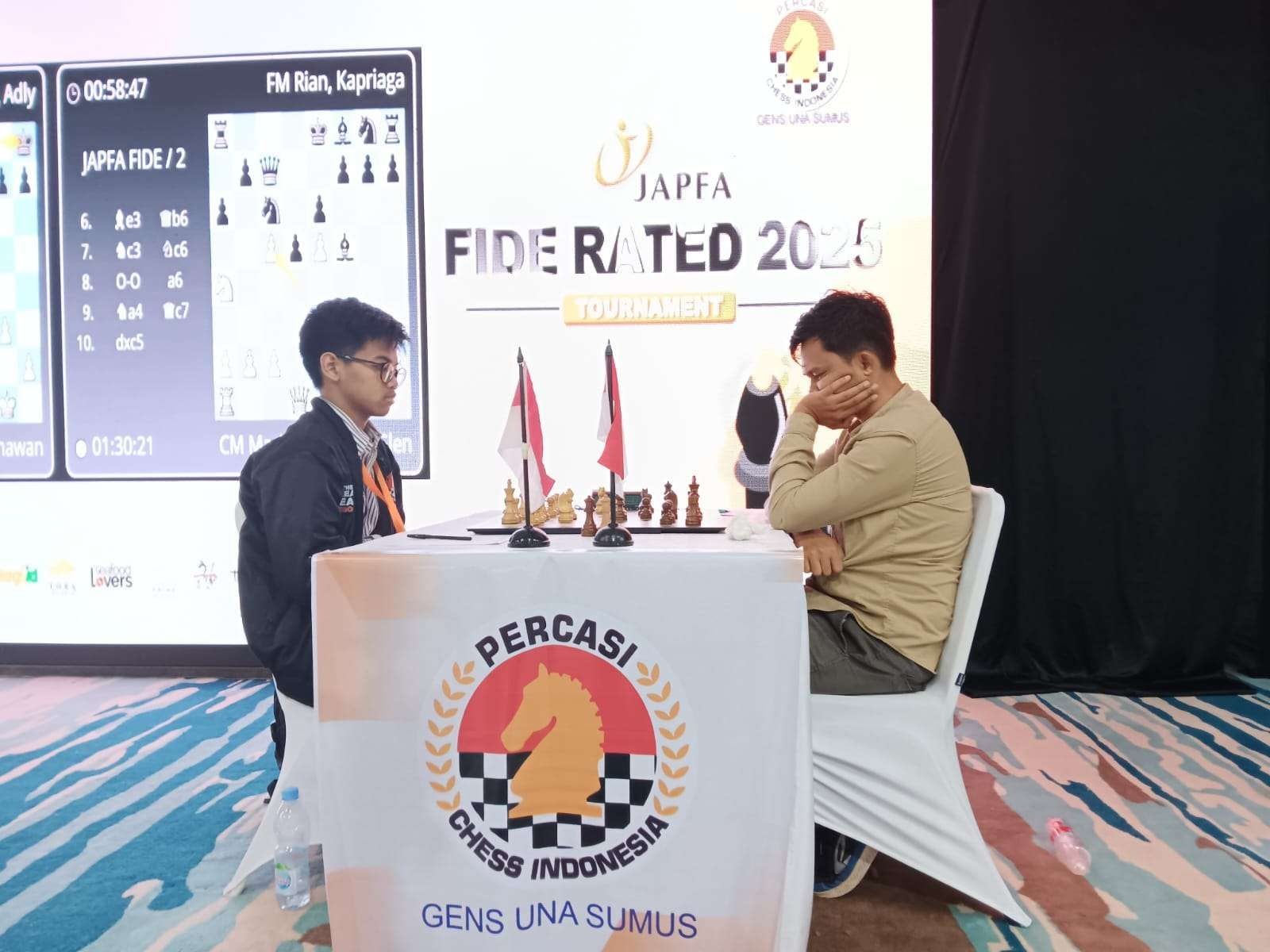 Fabian Glen Mariano Berhasil Memimpin Kalasemen Japfa Fide Rate 2025