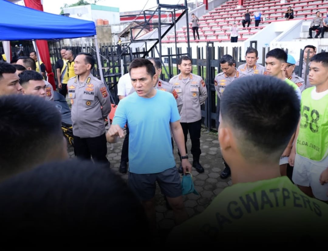 Kapolda Jambi Cek Langsung Uji Kesjas Rekrutmen Calon Taruna Akpol Panda Polda Jambi