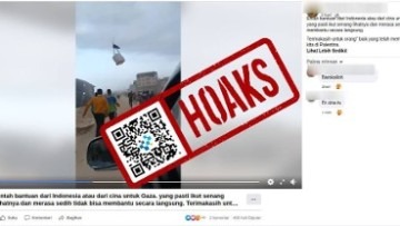 [HOAKS] Pesawat Bantuan Cina Lewati Israel