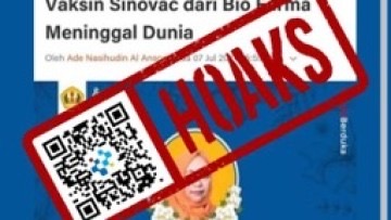 [HOAKS] Kepala Uji Sinovac Meninggal karena Vaksin