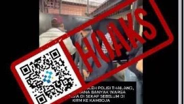 [HOAKS] Polisi Thailand Grebek Lokasi Penyekapan WNI