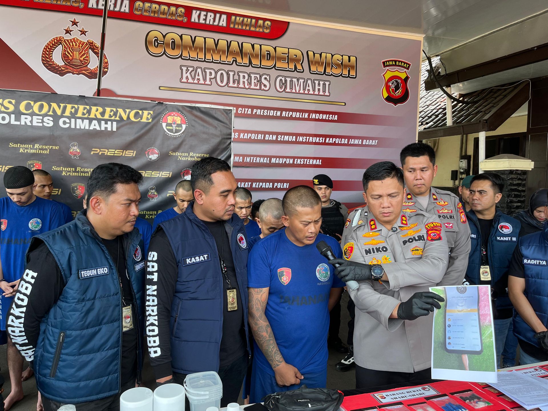 Polisi Berhasil Tangkap Anggota Grib Jaya yang Edarkan Narkotika Jenis Sabu di Bandung Barat