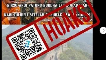 [HOAKS] Patung Buddha Leshan ialah Nabi Zulkifli