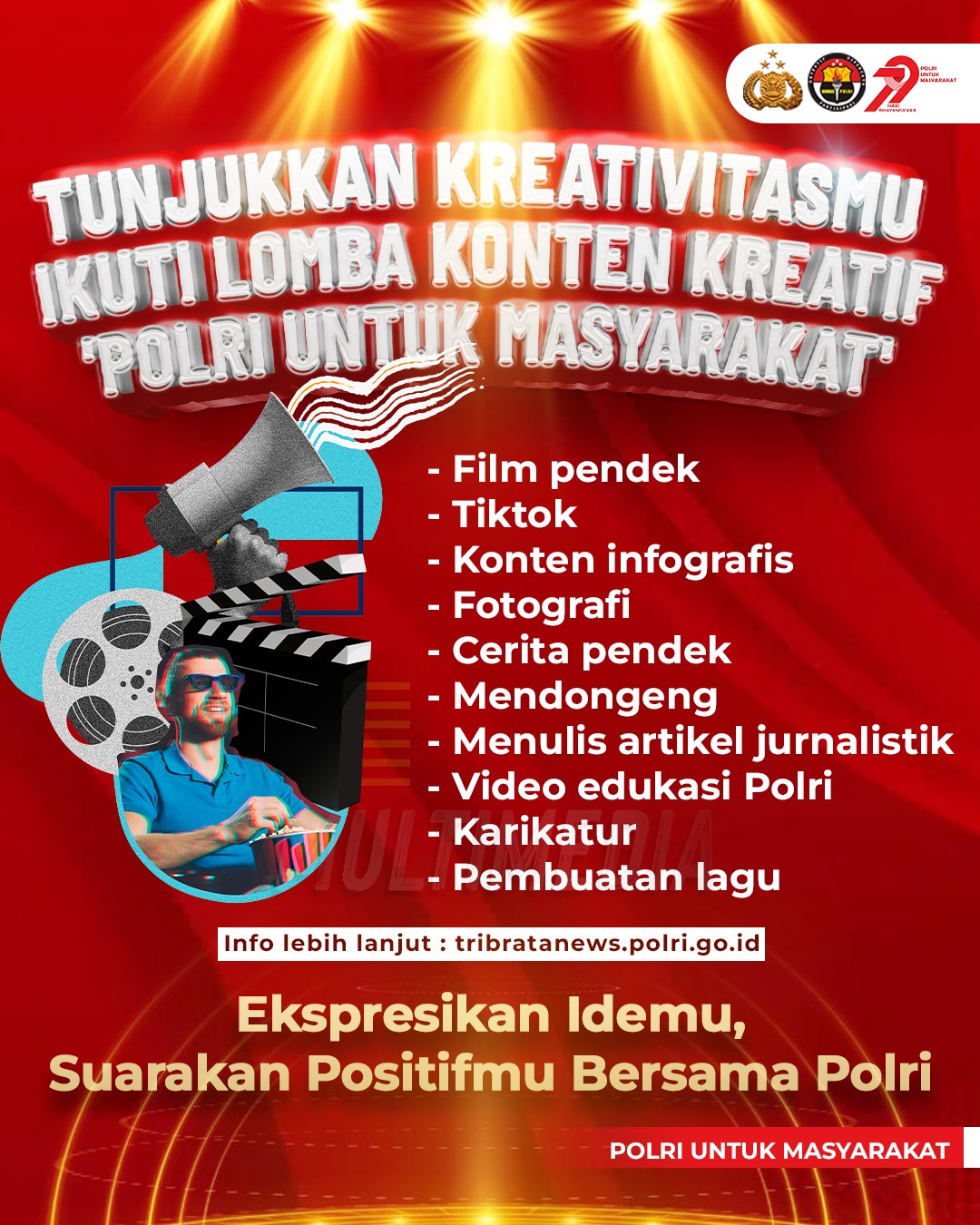 Sambut HUT Bhayangkara ke-79, Divisi Humas Polri Gelar Lomba Konten Kreatif