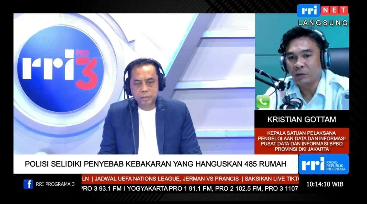 BPBD DKI Jakarta Catat 2.154 Warga Terdampak Kebakaran Penjaringan Jakarta Utara