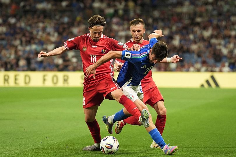 Italia Berhasil Menaklukkan Perlawanan Moldova 2-0