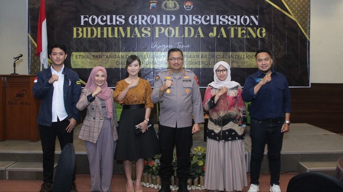 Polda Jateng Gelar FGD, Bahas Pemanfaatan AI untuk Kerja Komunikasi Polisi