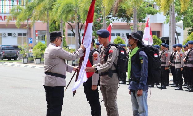 Kapolda Aceh Lepas Tim Ekspedisi Gunung Leuser dalam Rangka Hari Bhayangkara ke-7