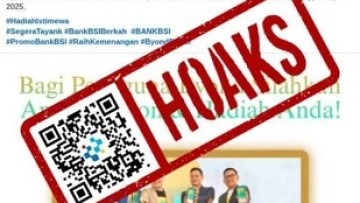 [HOAKS] Link Berhadiah dari BSI