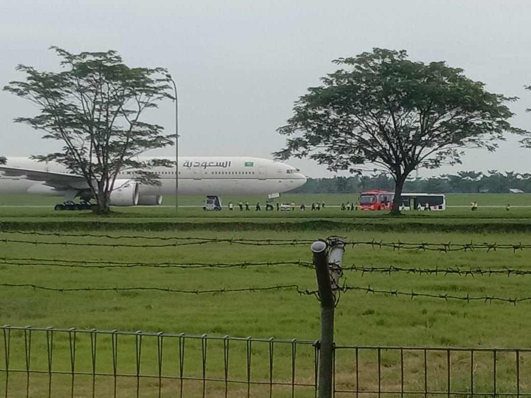 Polisi Sebut Cabin Maskapai Saudia Airlines Dipastikan Aman Dari Bom