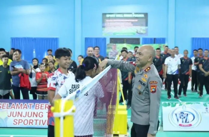 Sambut Hari Bhayangkara ke-79, Kapolda Babel Buka Kejuaraan Badminton Bhayangkara Cup 2025