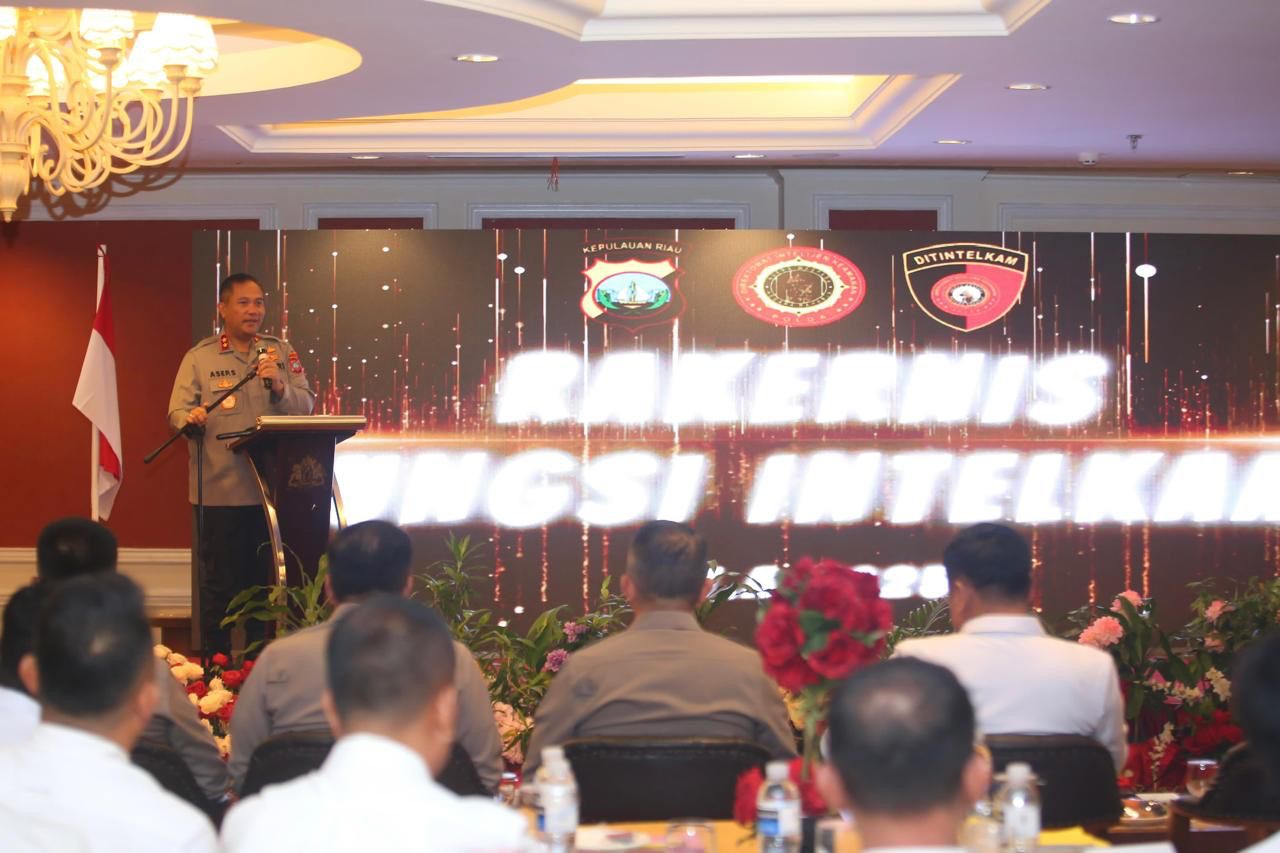 Kapolda Kepri Buka Rakernis Intelkam, Tekankan Ketangguhan Intelijen