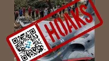 [HOAKS] Pesawat Tempur Israel Jatuh di Sulsel