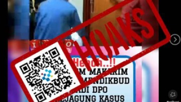 [HOAKS] Apartemen Mantan Mendikbud Digeledah