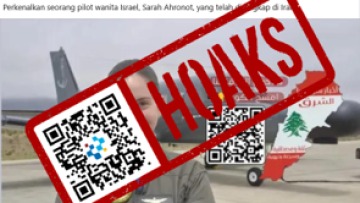 [HOAKS] Seorang Pilot Perempuan Asal Israel Ditangkap