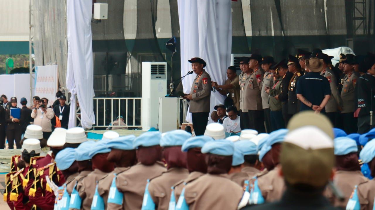5.888 Personel Gabungan Amankan HUT Bhayangkara ke-79 di Monas