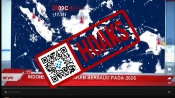 [HOAKS] Salju akan Turun di Indonesia pada 2026