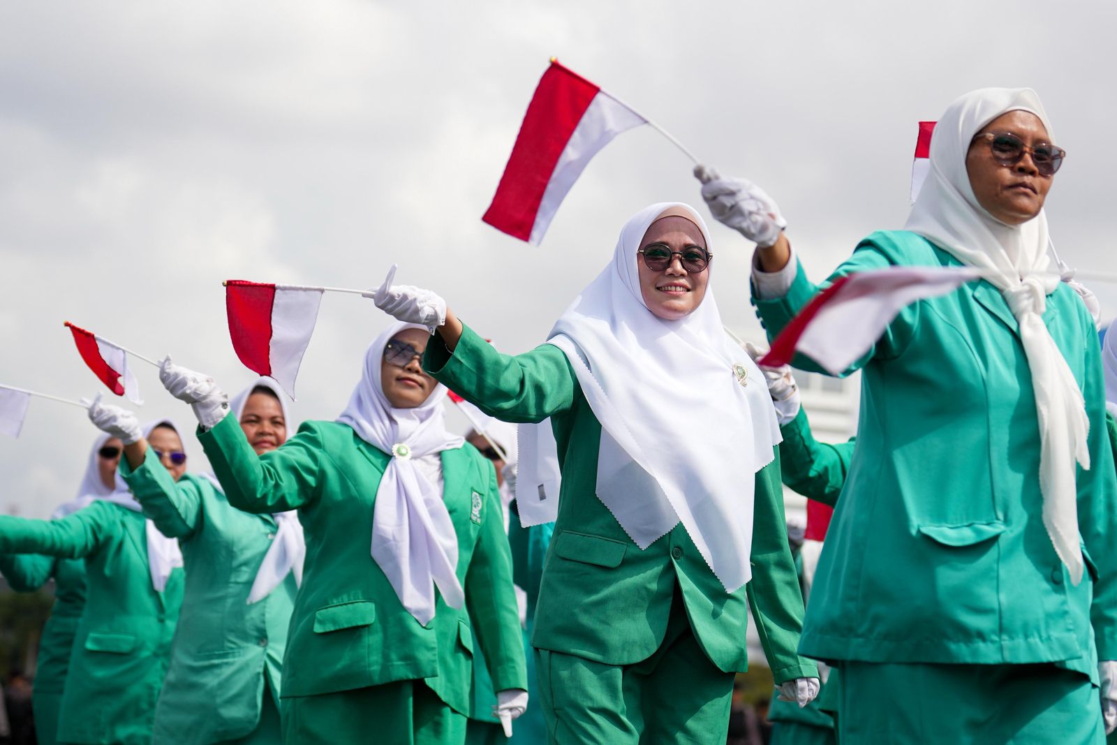 Muslimat NU Turut Andil Dalam HUT Bhayangkara ke-79, Kadiv Humas: Mari Terus Bersinergi Membangun Bangsa