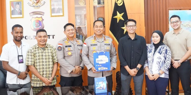 Kapolda NTT Terima Kunjungan Silaturahmi Kepala Biro Detik Bali, Perkuat Sinergitas Polri dan Media