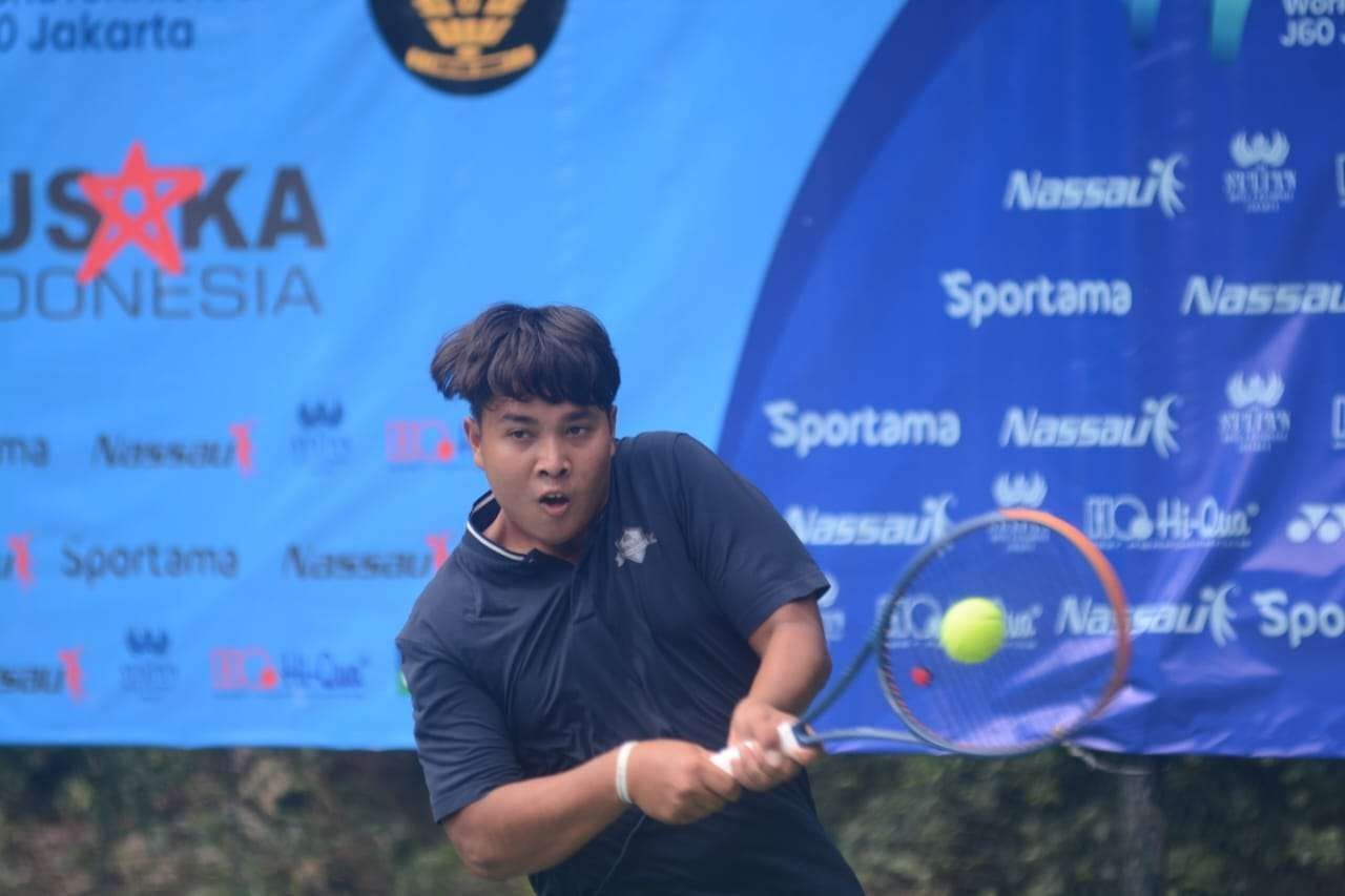 Dua Petenis Muda Indonesia Akmal dan Michal Lolos Perempat Final ITF Jakarta