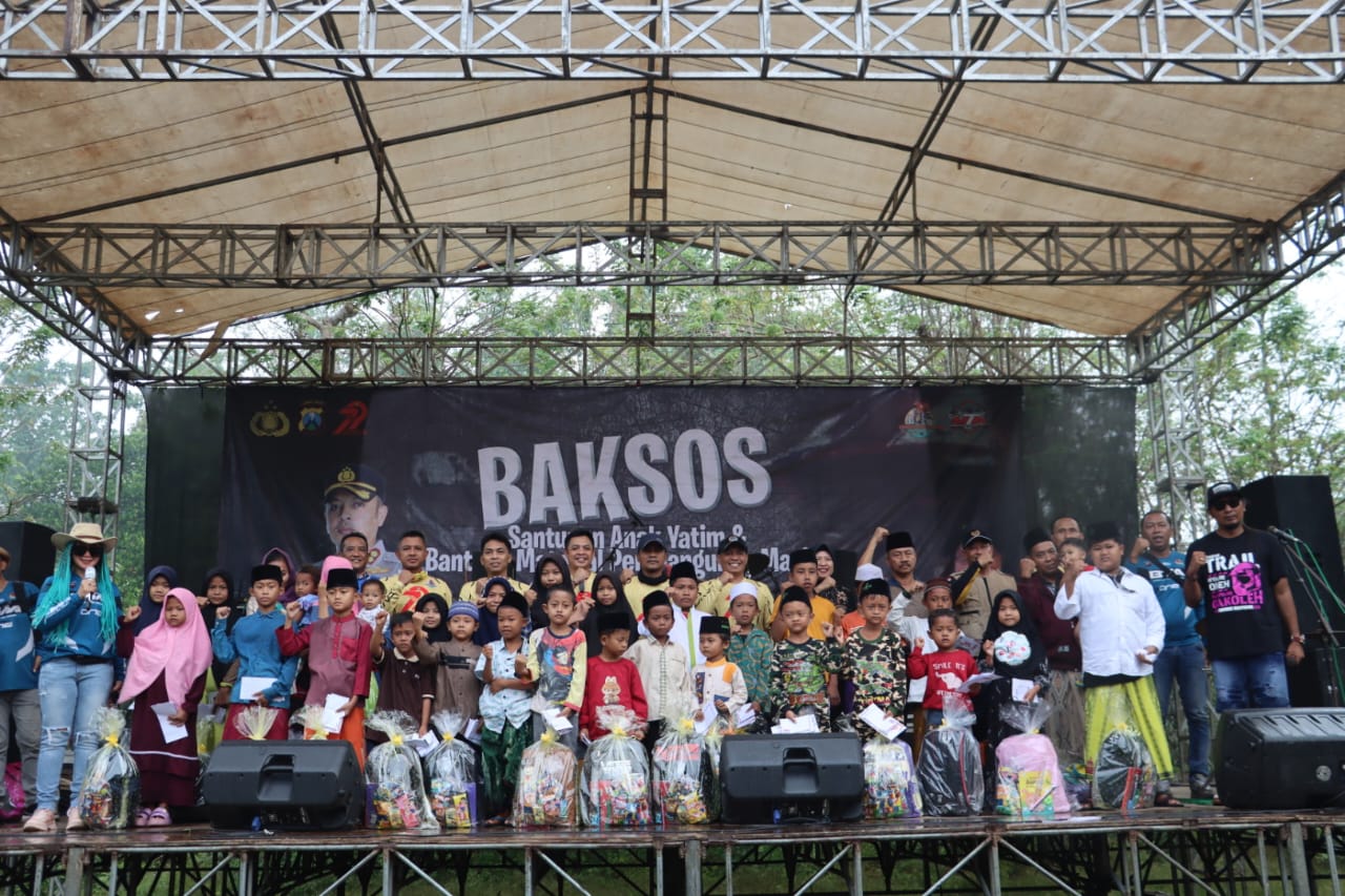 Kapolres Bangkalan Maknai Hut Bhayangkara Ke- 79 Dengan Baksos Touring Trail Adventure